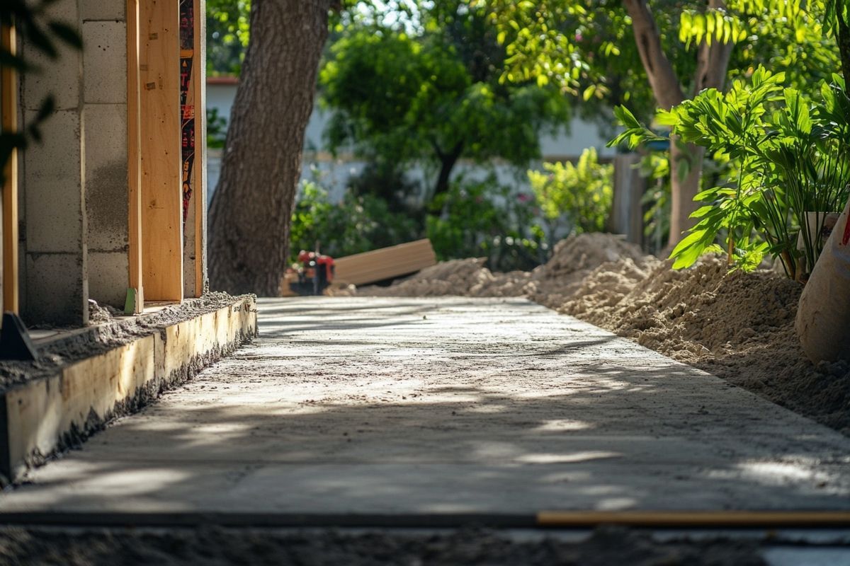 Comment peut-on couler une dalle béton directement sur la terre